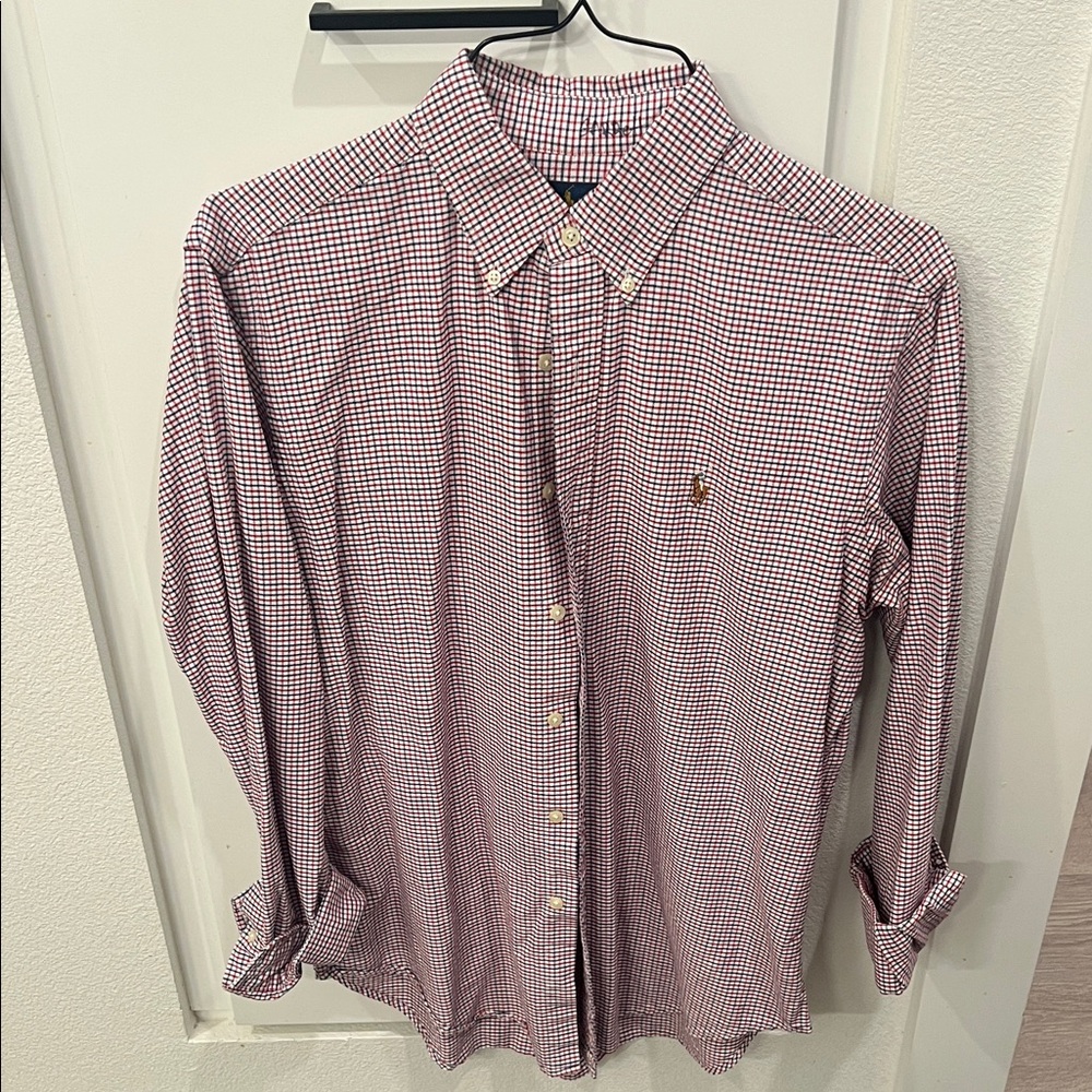 Men's Red Checkered Shirt